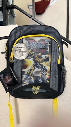 TRANSFORMERS BUMBLE BEE KIDS BACKPACK. BRAND NEW WITH TAG.