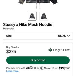 Stussy x Nike Mesh hoodie.
