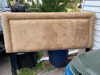 Brown cloth full set bed