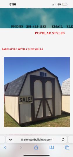 Shed… Labor Day sale