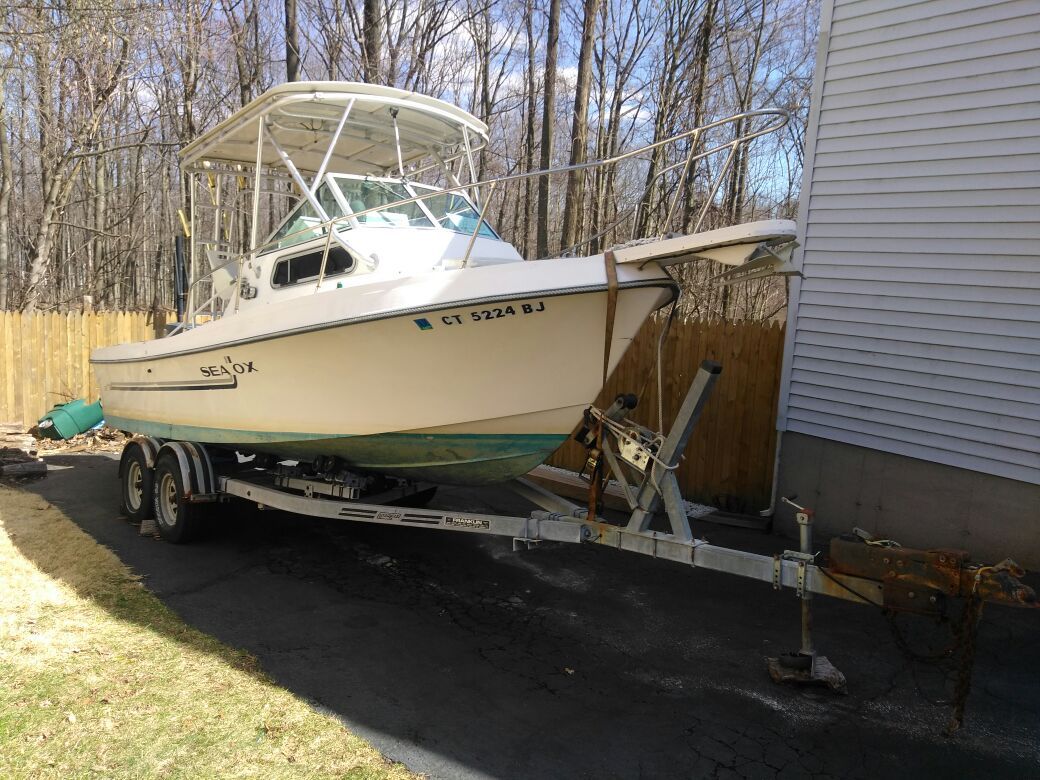 1989 sea ox 230 fishing boat