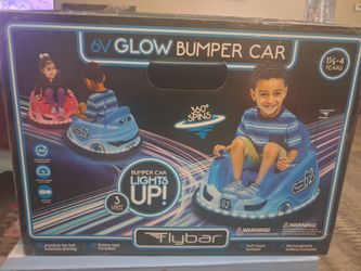 Flybar 6V Glow Bumper Car for Kids