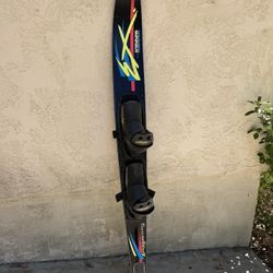 Vintage Kidder Graphite Pro 67” Slalom Water Ski – Double Bindings – Classic