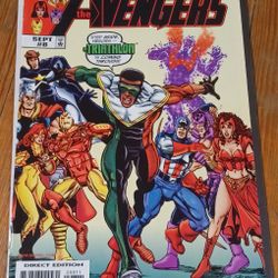 The Avengers September 1998 Issue Number 8 Triathlon Captain HAWKEYE Thor Ironman