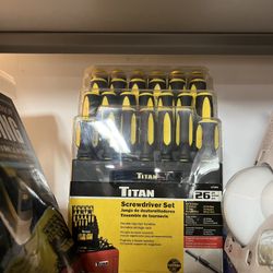 Titan 26pc Screwdriver Set 