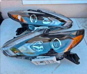 16-18 Nissan Altima LED DRL Projector
Headlights Switchback Luces Focos Micas Faros Faroles Headlamps