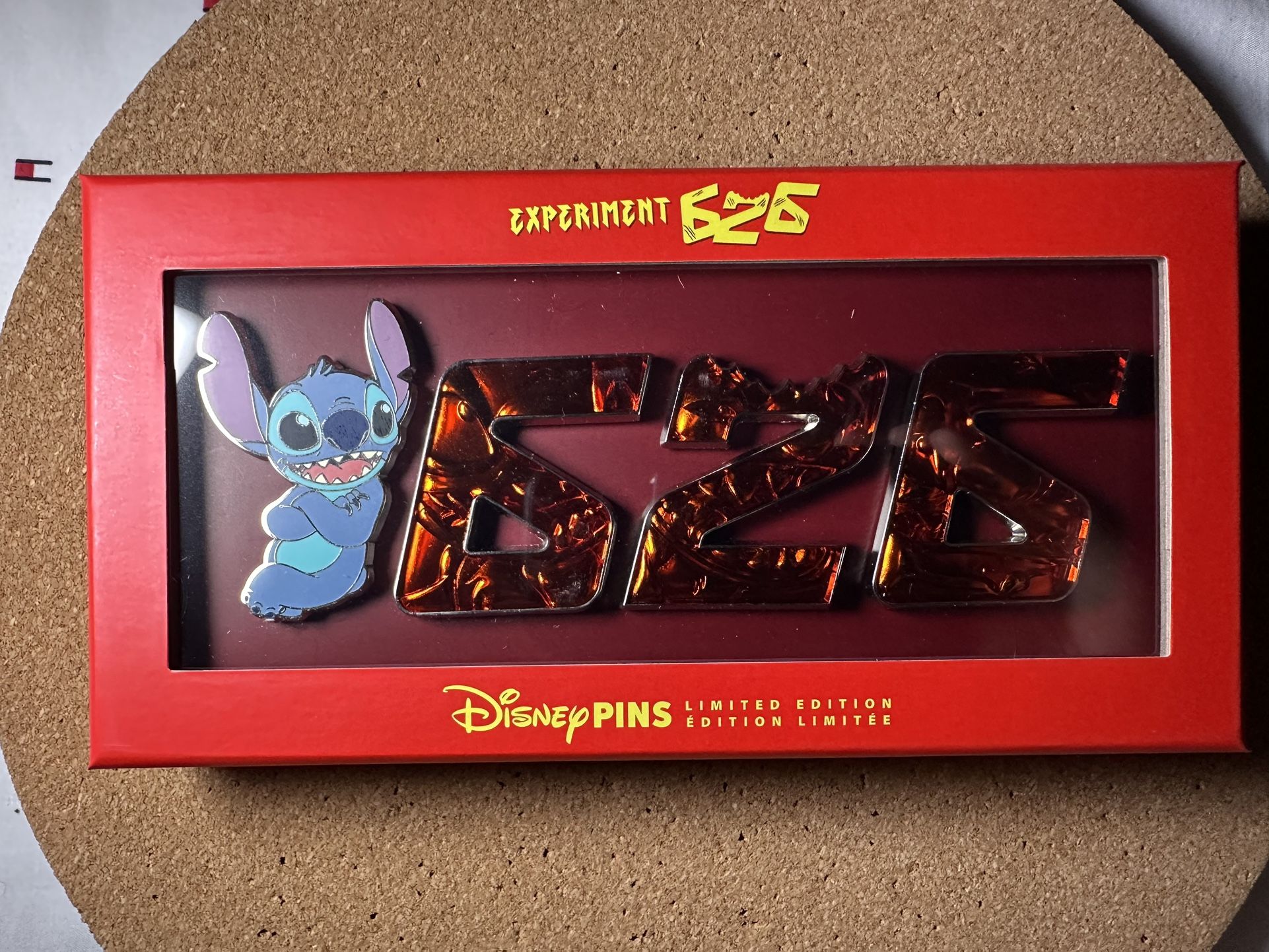 Disney Jumbo Stitch Experiment 626 Day Pin Set LE 3000 2023