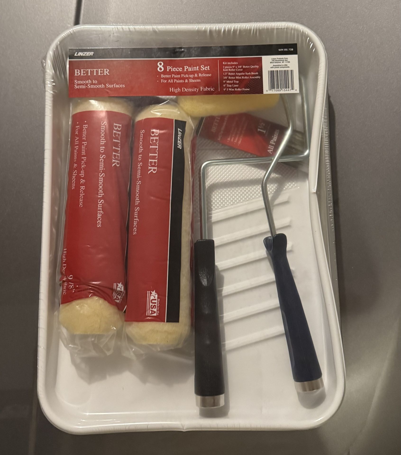 New Linzer WM RS738 8-Piece Paint Set