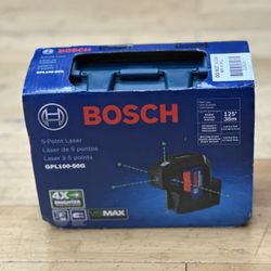 BOSCH 5 Point Green Laser Level GPL100-50G