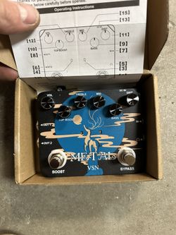 VSN LTL-03 “Metal” Distortion Guitar Pedal – Twin Series