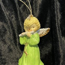 Vintage Porcelain Angel Ornament