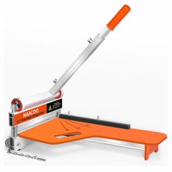 Laminate/Vinyl Floor Cutter, 13” Vinyl Plank Cutter with Wheel – Just 1 Step Meet Angle&Length Cutting, Flooring Tools - Cuts Laminate Floor, Engineer