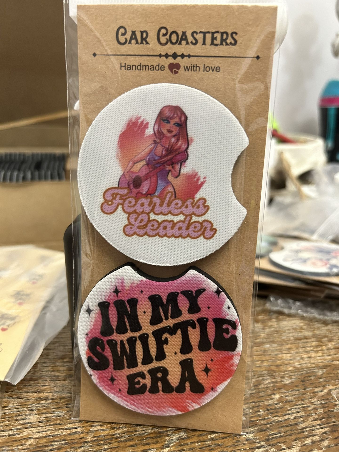 Taylor Swift Neoprene Car Coasters