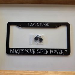 License plate frame