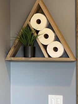 Vintage Bathroom Tissue Holder