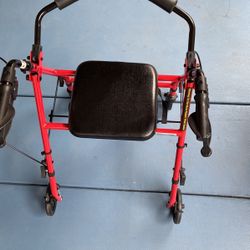 Walker with Seat Attached 