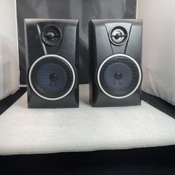 RCA RS22162 5-Disc CD Stereo Audio System Avia Multimedia Speakers