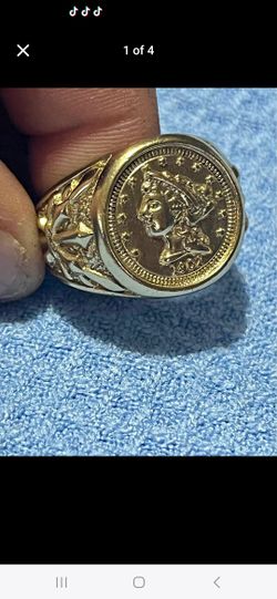 18k size 11 1902 2.5 dollar liberty coin ￼