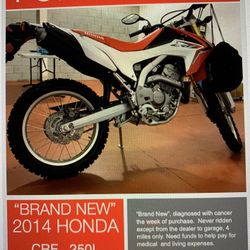 2014 Honda CRF 250L