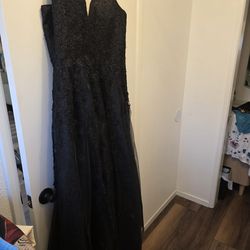 Beautiful never worn black gown
