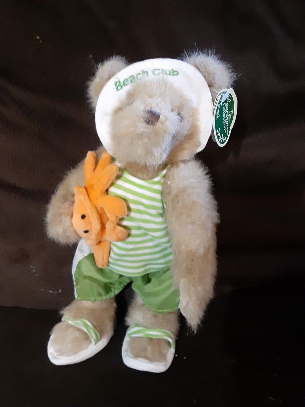 Bearington Collection Adorable Bear And Crab. Retired. Nwt