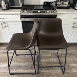 Bar Stools Faux Leather 