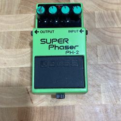 Boss Super Phaser PH-2 Silver Bottom Guitar Pedal