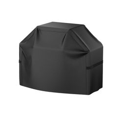 Grill Cover, BBQ Grill Cover, Waterproof, Weather Resistant, Rip-Proof, Anti-UV, Fade Resistant, with Adjustable Velcro Strap, Gas Grill Cover for Web