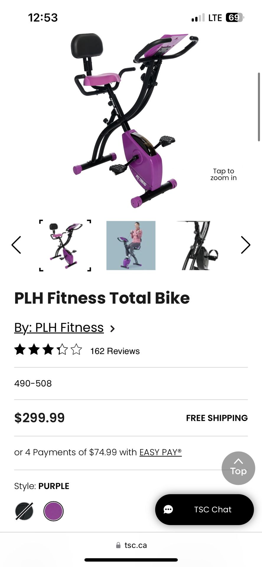 PLH Fitness Fit Trend Total Bike
