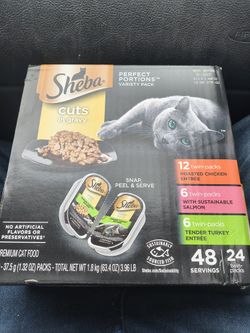 Cases Of Sheba N Fancy Feast Wet Cat Food