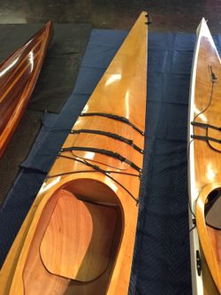Wooden Kayak work of Art
