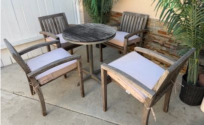 Patio teak set