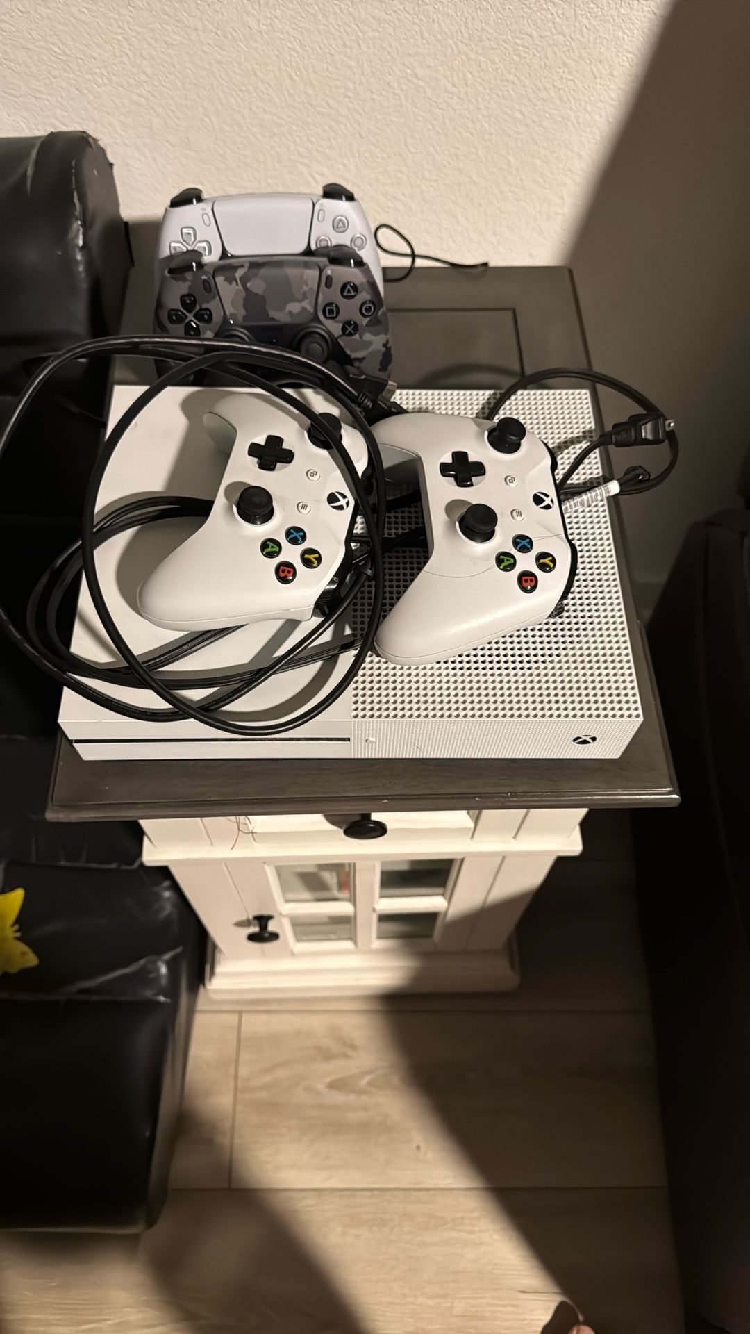 Xbox One S With Two Controllers