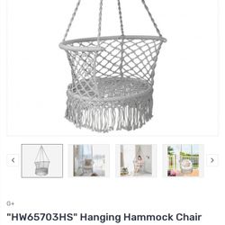 Hanging Hammock Chair New $50