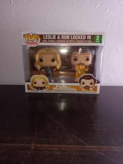 Funko POP! Parks and Recreation - 2pk Locked in Ron & Leslie Exclusive

