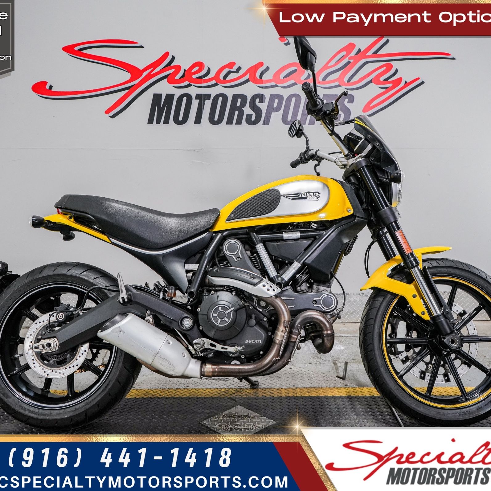 2016 DUCATI SCRAMBLER FLAT TRACK PRO