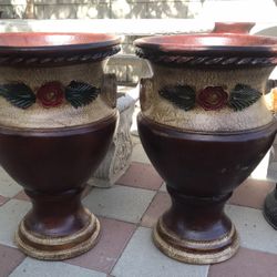 New Flower Pots Made Out Of Clay 