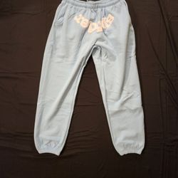 Spider Light Blue Sweatpants 