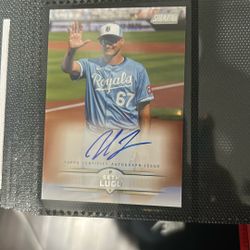 Seth Lugo BASEBALL CARD SIGNED