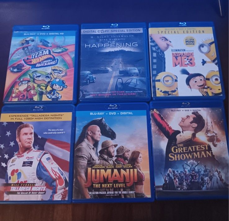 6 Blu-rays