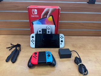Nintendo Switch OLED White with Accessories