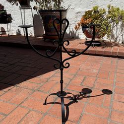 Mission Style Candle Holder