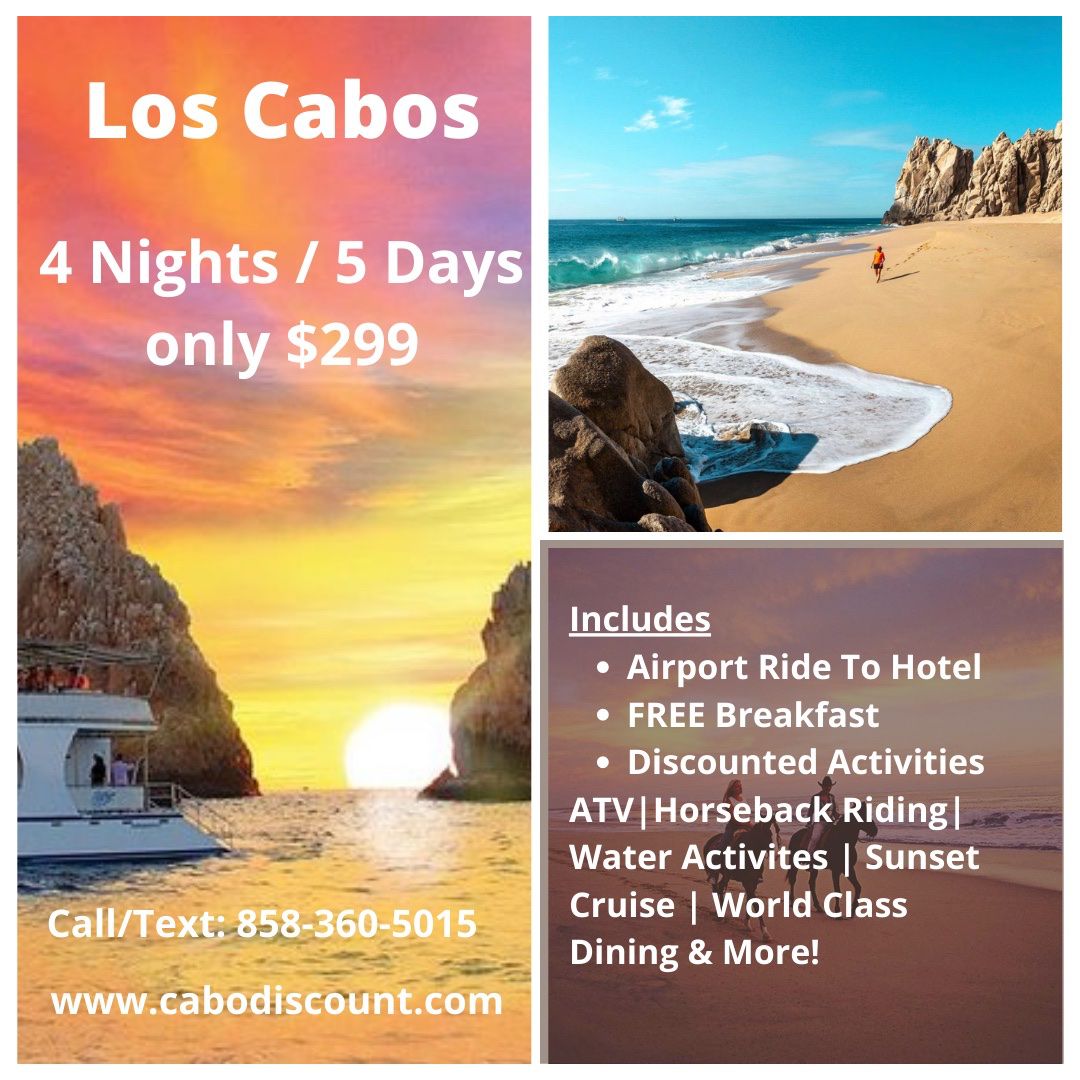 Los Cabos Deal! $299 For Up To 2 Adults And 2 Kids