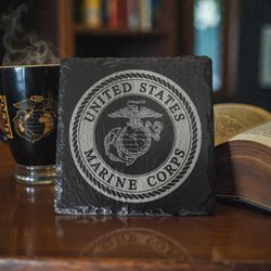 Marine Corp Coaster Set