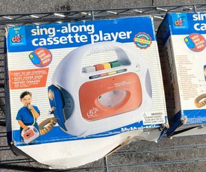 2 Vintage 1994 Sing-along Cassette Player