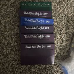 6 Proof Sets $30 Dollars (Must Pick Up)