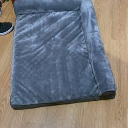 Large Grey Dog Bed