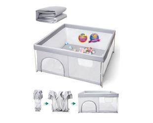 New in box. Babelio Foldable Playpen w/ mat