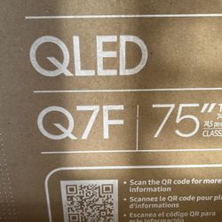 SAMSUNG 75” QLED Q7F SMART TV QLED VISION AI FANTASTIC PICTURE QUALITY IN OPEN BOX WITH GUARANTEE 💯📺✅📺💯