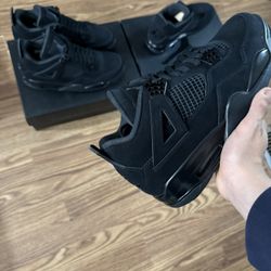 J4 Black Cats Size 10